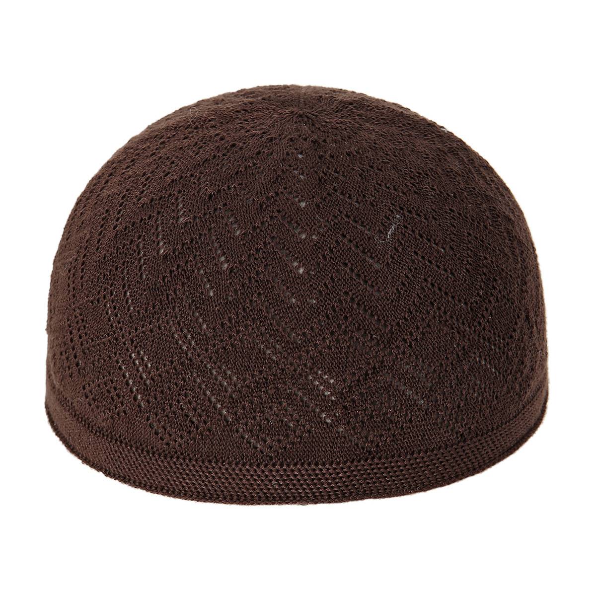Hat male Gua Pi Hat worshiping the new Arabic thin hat, the hat -breathable men's hat Hui people knitted hat