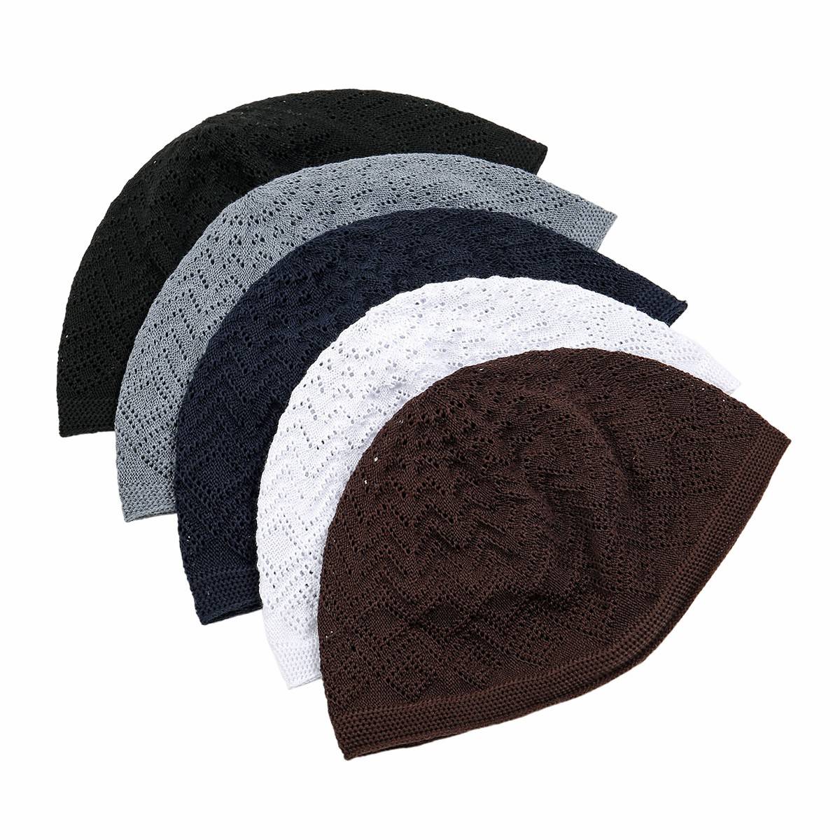 Hat male Gua Pi Hat worshiping the new Arabic thin hat, the hat -breathable men's hat Hui people knitted hat