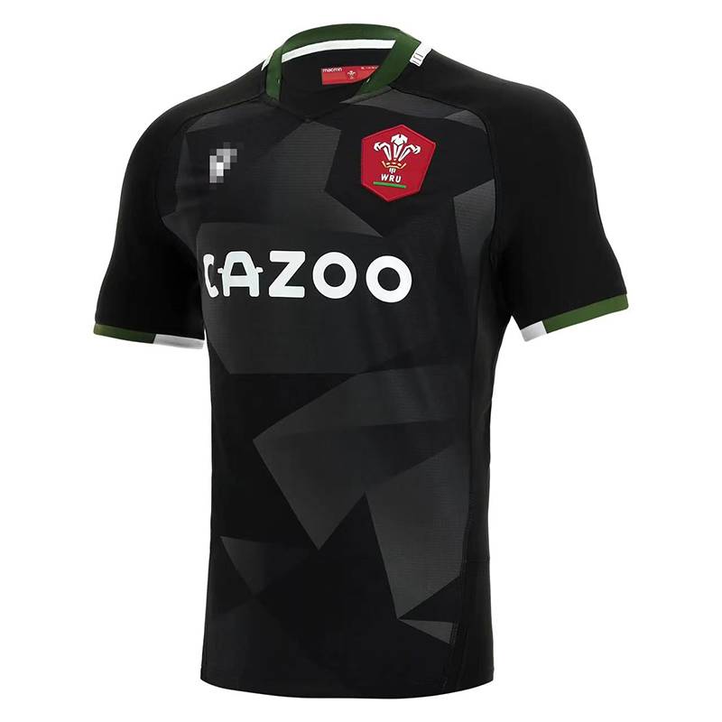 20-23 Wales Main Wardstone British NRL Rugby Clothes Short-sleeved Training Server Wales Rugbyjersey