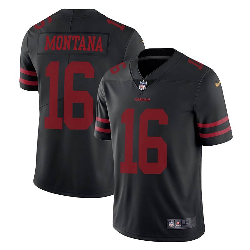2023 NFL San Francisco 49ers 49ers embroidery balls 16# MONTANA rugby clothes short sleeves