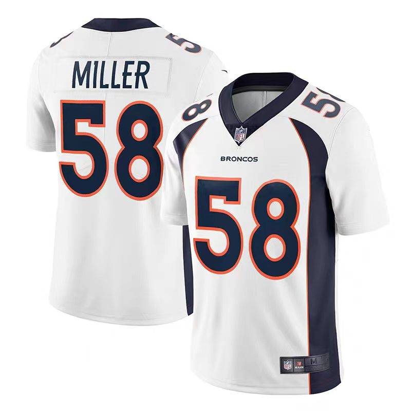 NFL rugby clothing Danfo Mustang Denver Broncos Leisure Sports Training Balls No. 58 Miller