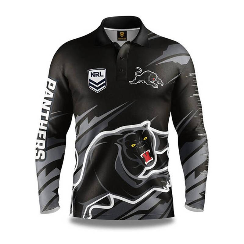New product 2024nrl Queensland denim Melbourne Warriors Eel Black Leopard Mustang Fishing Polo shirt T -shirt jersey