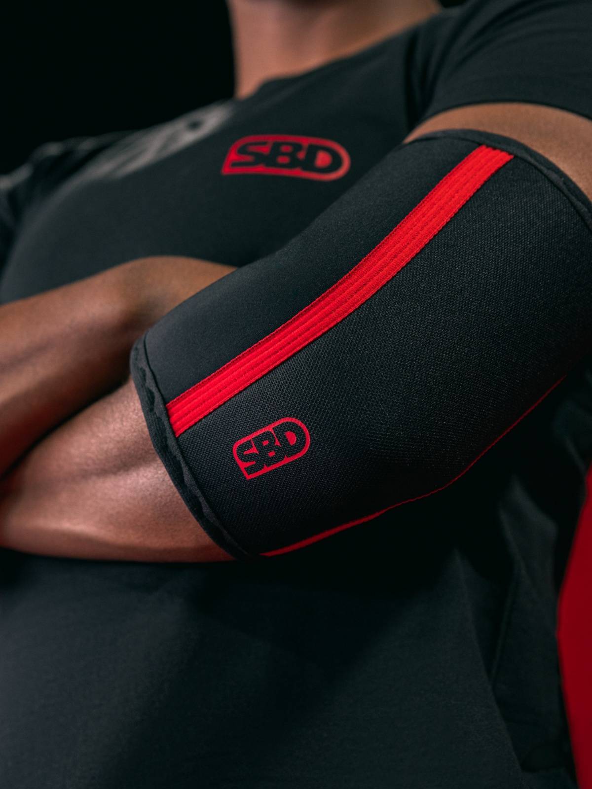 British imported SBD upgraded classic elbow protection power load and heavy Luxido hard pull fitness sports competition certification