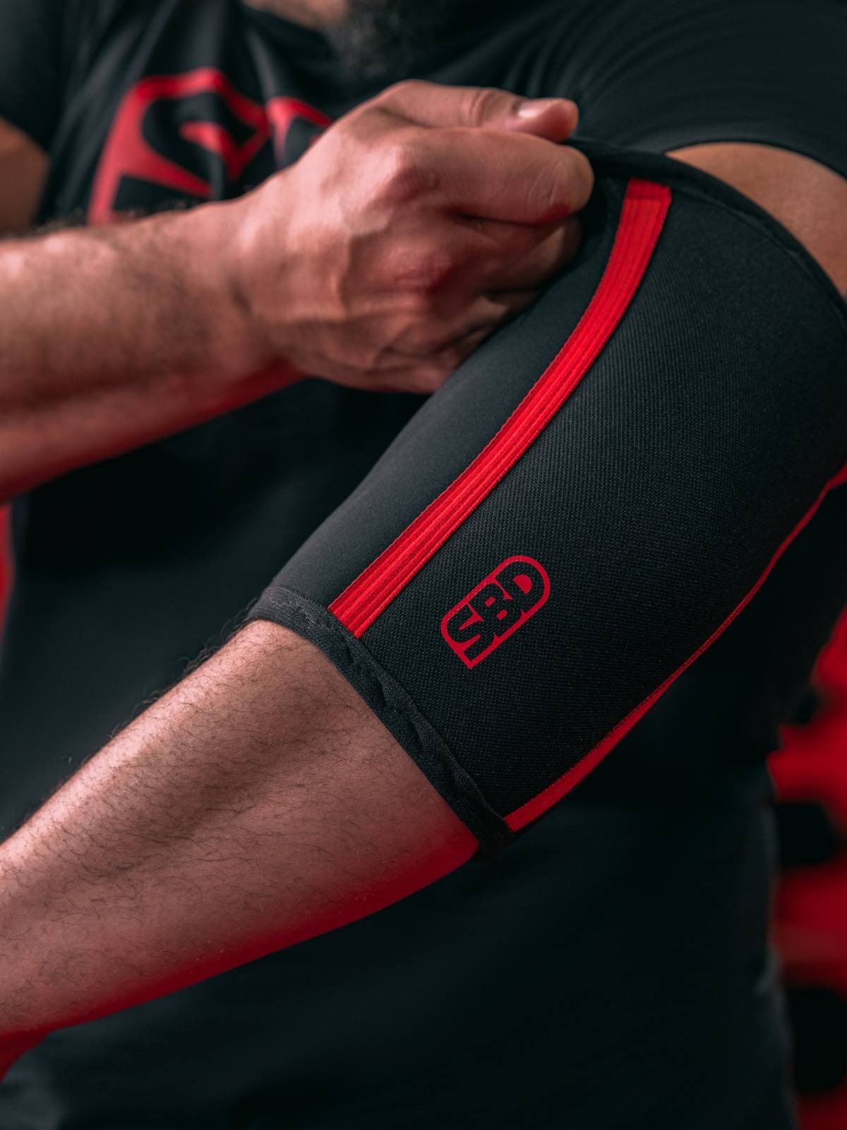 British imported SBD upgraded classic elbow protection power load and heavy Luxido hard pull fitness sports competition certification