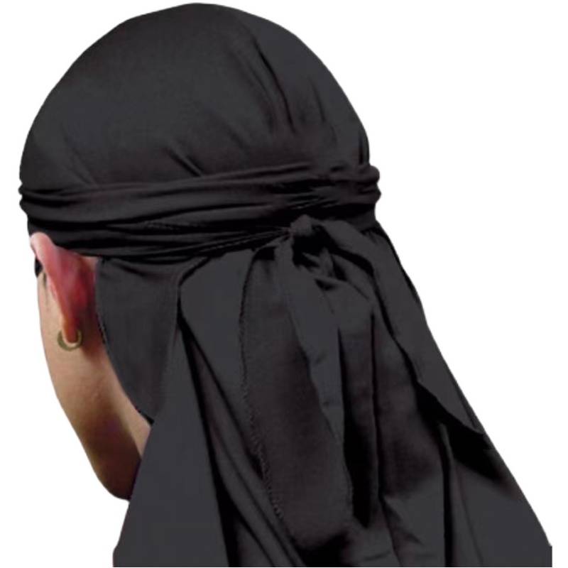 durag headscarf hiphop street dance BBOY long -tail pirate hat West coast hip -hop ridge bandits