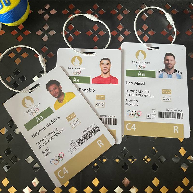 Messi C Ranemar Star Kakari Athletes Participation Certificate Backpack Pendant Homemade Player Card Gift