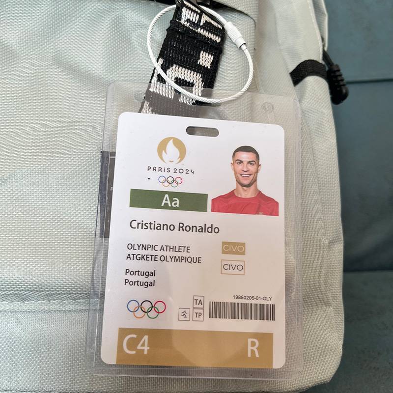 Cristiano Ronaldo Card Set Steel Wire Ring