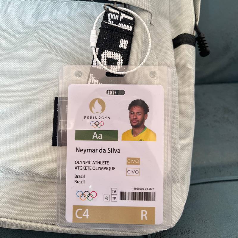 Neymar set Card CASE STEEL WIRE RING