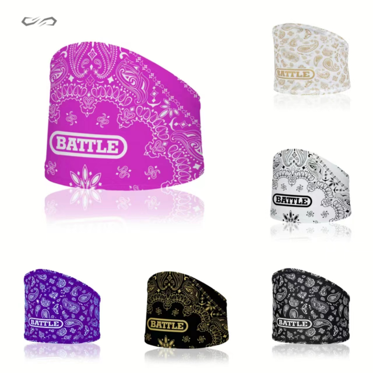 BATTLE Rugby Accessories Protective Head Scarf/Wind Mask/sweat -absorbing arm/chin/crotch protective