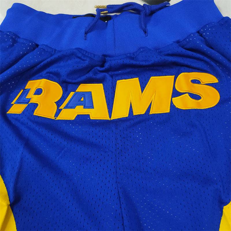 La ram Los Angeles RAMS pocket plug pocket NFL shorts training olive race men's ball pants Beckham