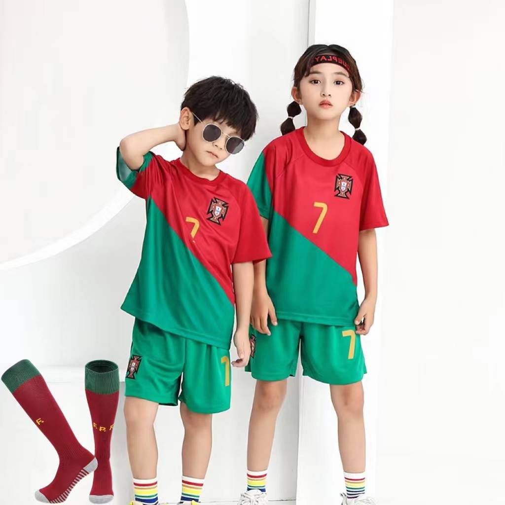 Baby football uniform autumn long -sleeved Argentine superstructure pure cotton baby jersey