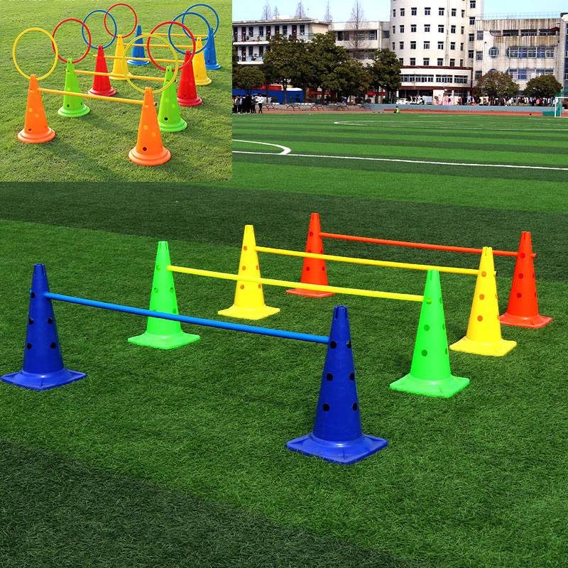 Sign barrel barrier obstacle ice cream tape bucket rod goldcana disc marker barrel children's basketball football training equipment
