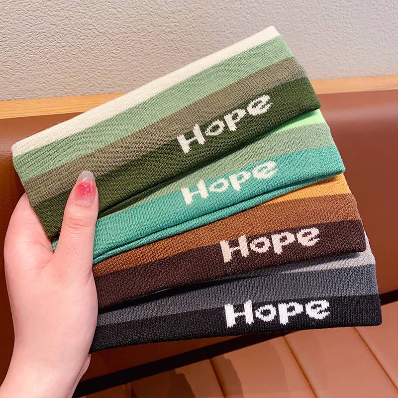 32#striped green four -piece set