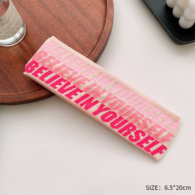 7#pink Belive hairband