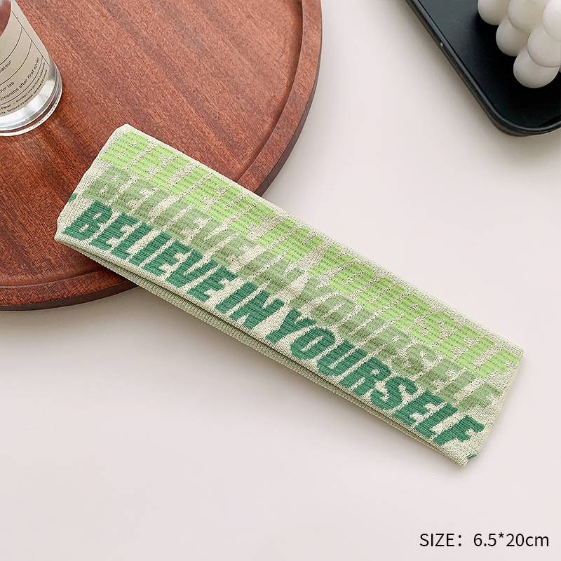 9#green Belive hairband