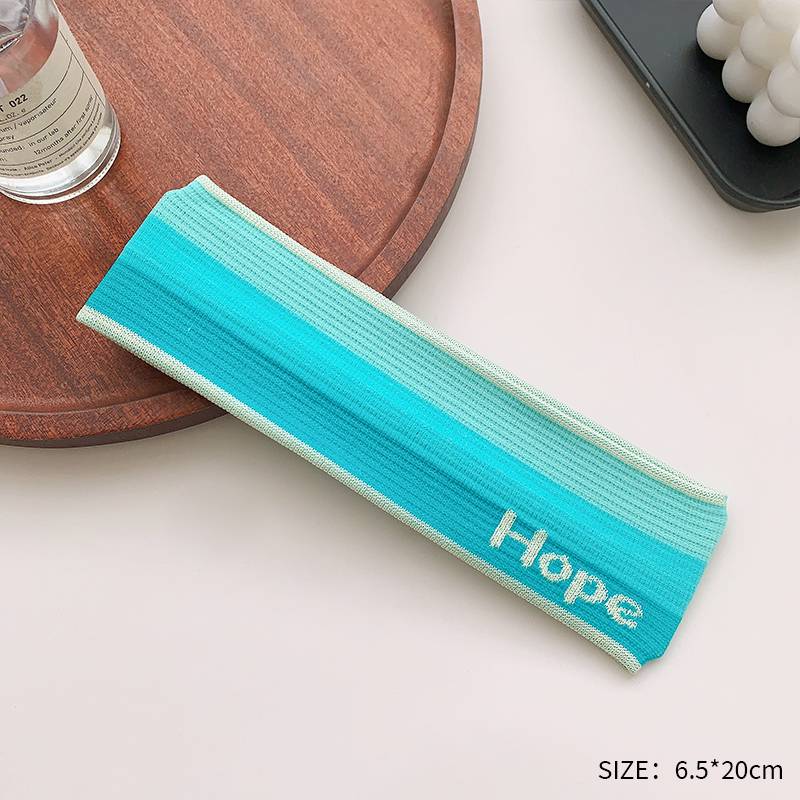 11#lake blue hope hair band