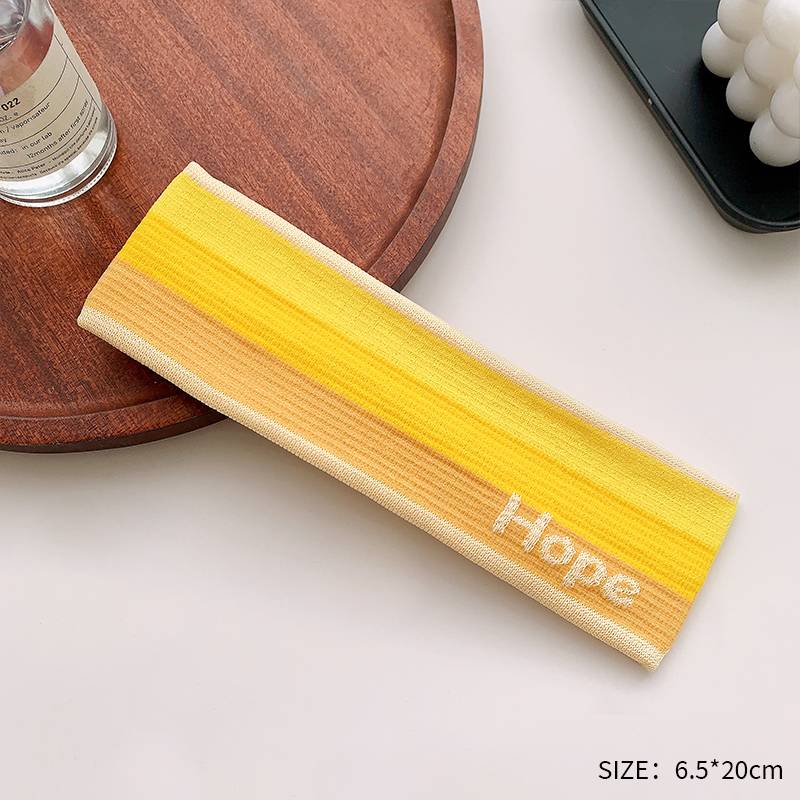 16#yellow hope hair band