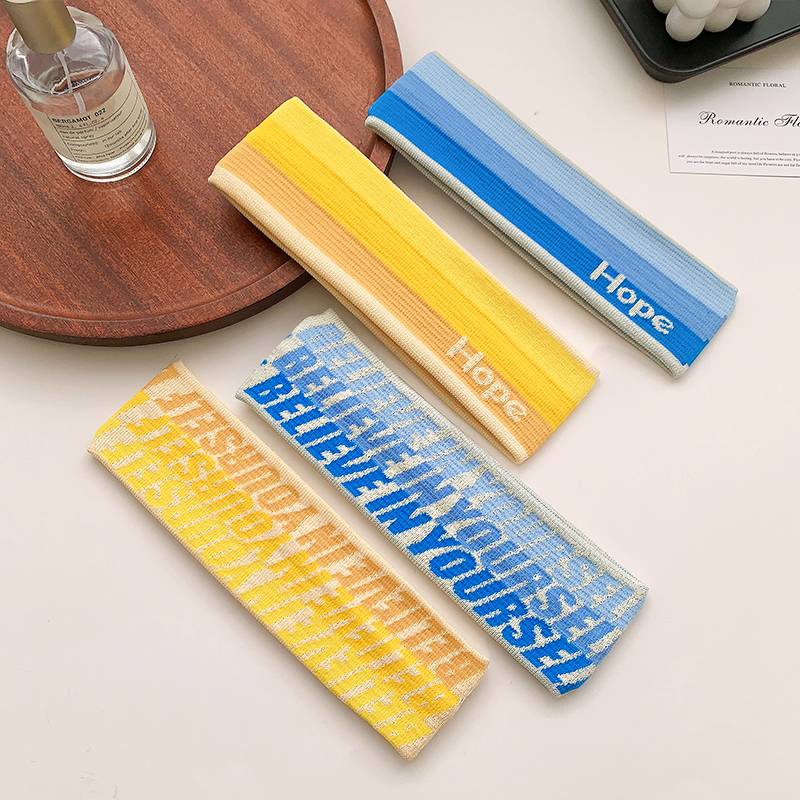 61#yellow+blue four -piece set