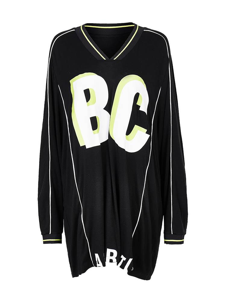 Bettychow Betty private server!Giant!Wool Real Silk American Rugby Casual T -shirt