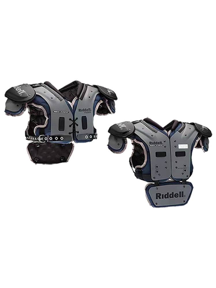 American rugby armor Riddell Phenom series armor adult basic shoulder armor breast armor attached back plate