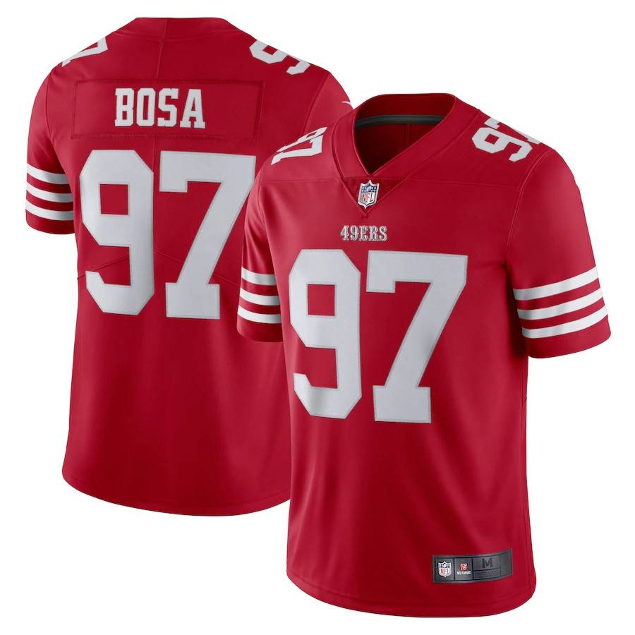 San Francisco 49 San Francisco 49ERS Rugby Unit 97 Nick Bosa Jersey Male