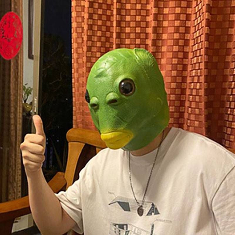 Green weird fish