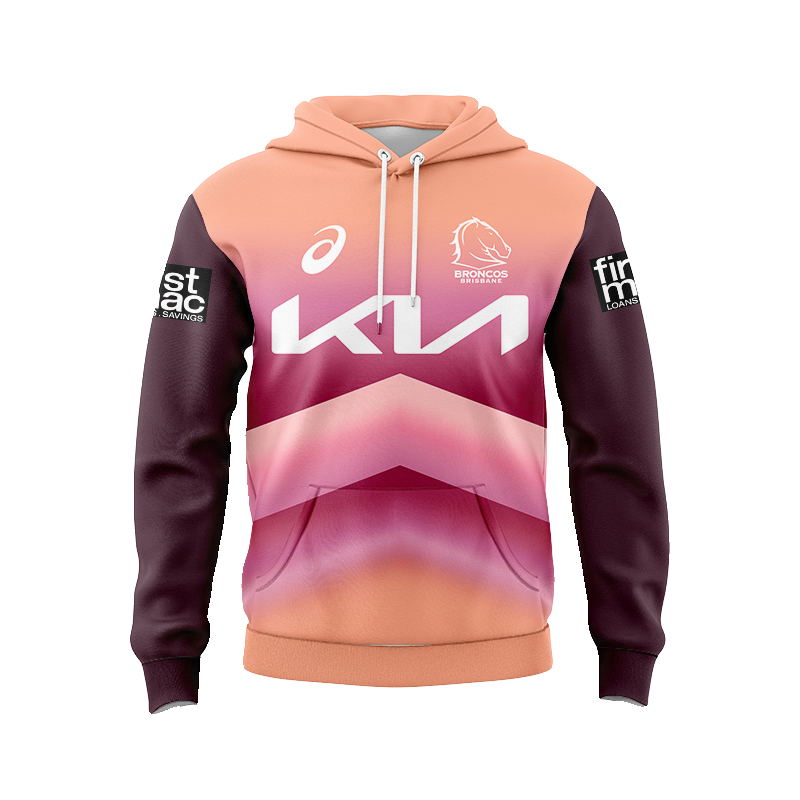 New product 24nrl Brisbane Mustang Children adults with hat sweaters rugby clothes Rugby Hoodie
