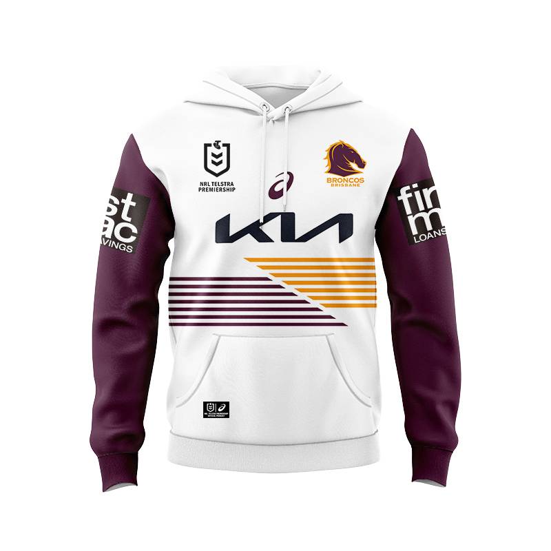 New product 24nrl Brisbane Mustang Children adults with hat sweaters rugby clothes Rugby Hoodie