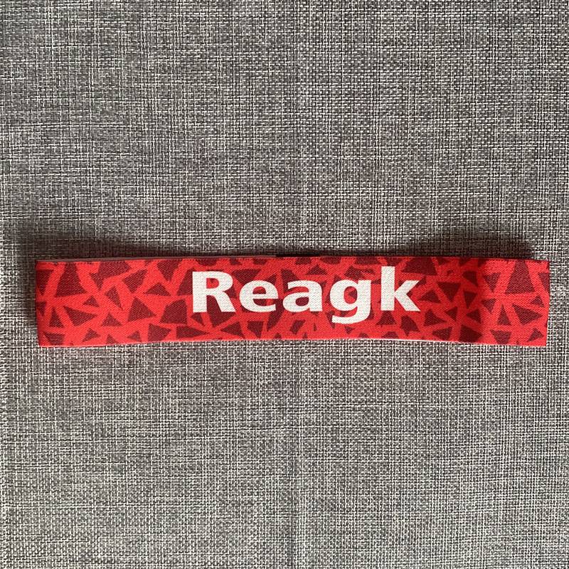 Red little triangle reagk hairband