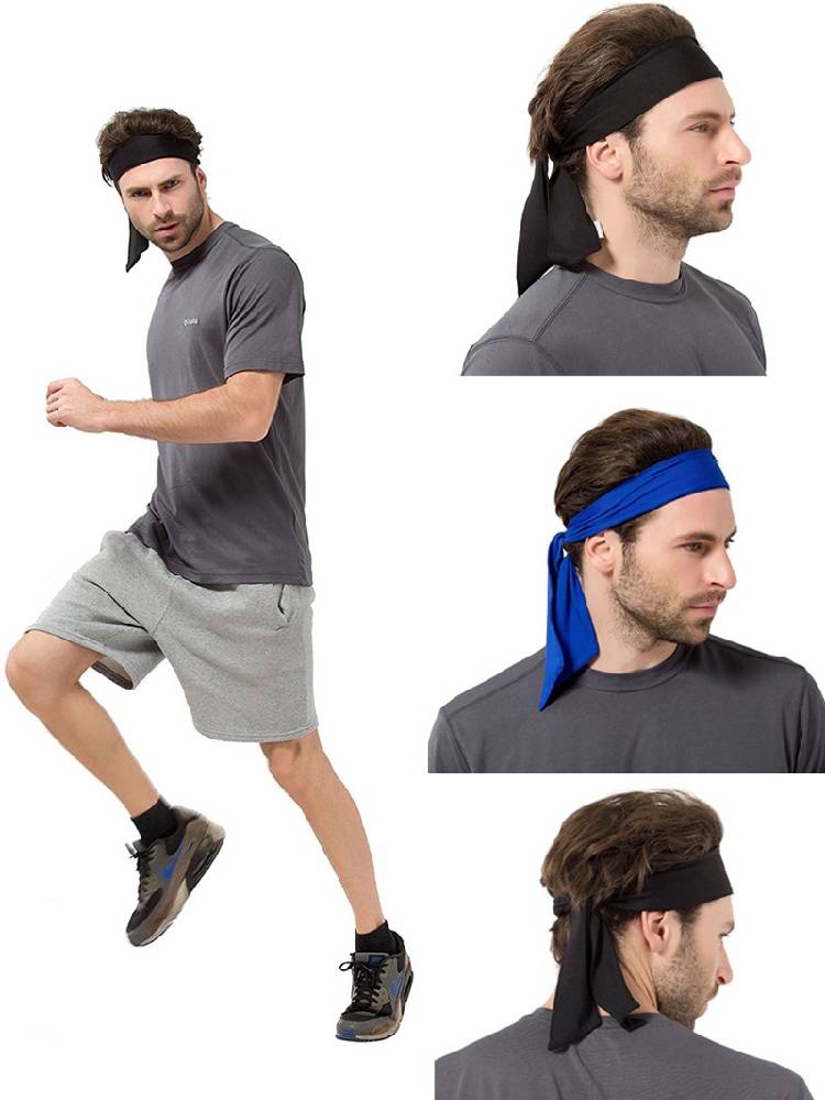 Blockbuilding headband custom printing, pure color pipe pipe sweat sweat and headscarf competition, sweat band with a headscarf can print logo