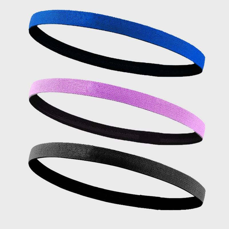 Three installations (black blue purple)