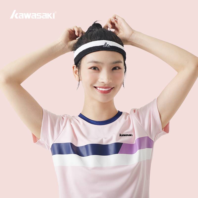 Kawasaki 23 years of sports head with men and women sports sweat absorption in summer, sweat, sweat, fast dry men and women running basketball yoga