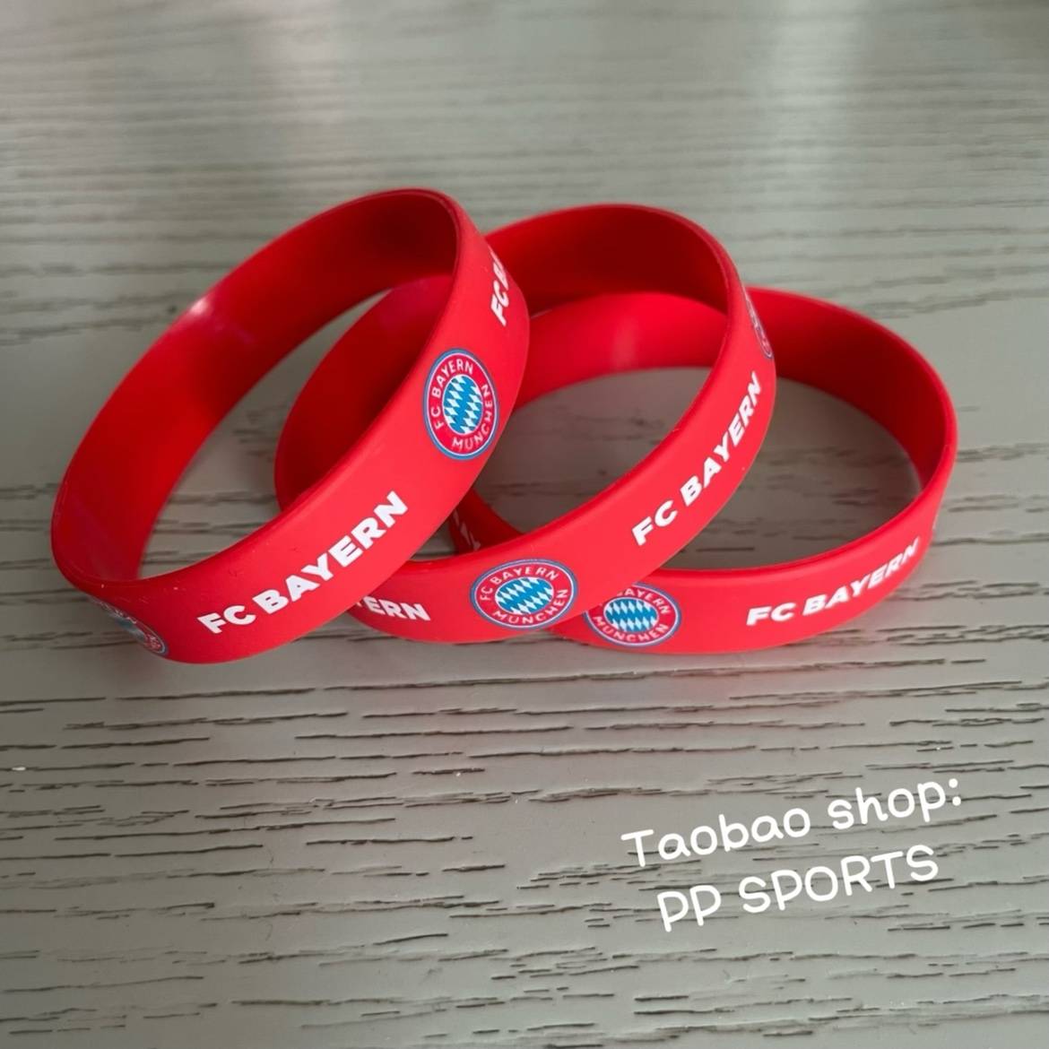 Bayern Munich FC Bayern Football Fans Peripheral Silicon Silicon Sports Bracelet wristband