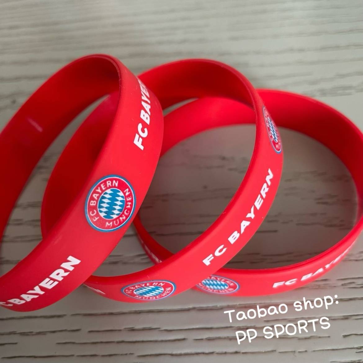 Bayern Munich FC Bayern Football Fans Peripheral Silicon Silicon Sports Bracelet wristband