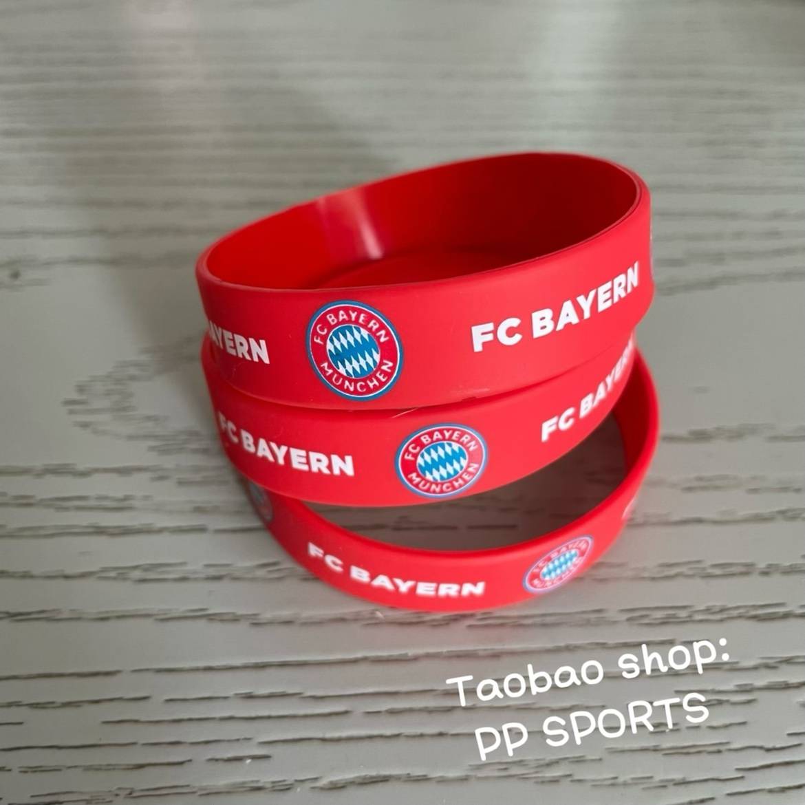 Bayern Munich FC Bayern Football Fans Peripheral Silicon Silicon Sports Bracelet wristband