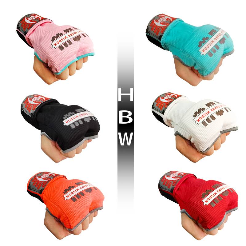 Hbw European -style Thai Thai Gel Gloves Half Finger Plus Lazy Handbuzzi Boxing Peak Shield Skin