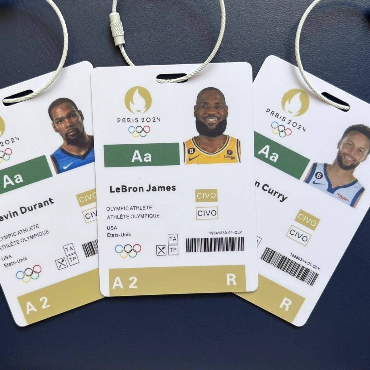 NBA star participation certificate pendant Paris Paul George James Durlang Turry basketball card Harden