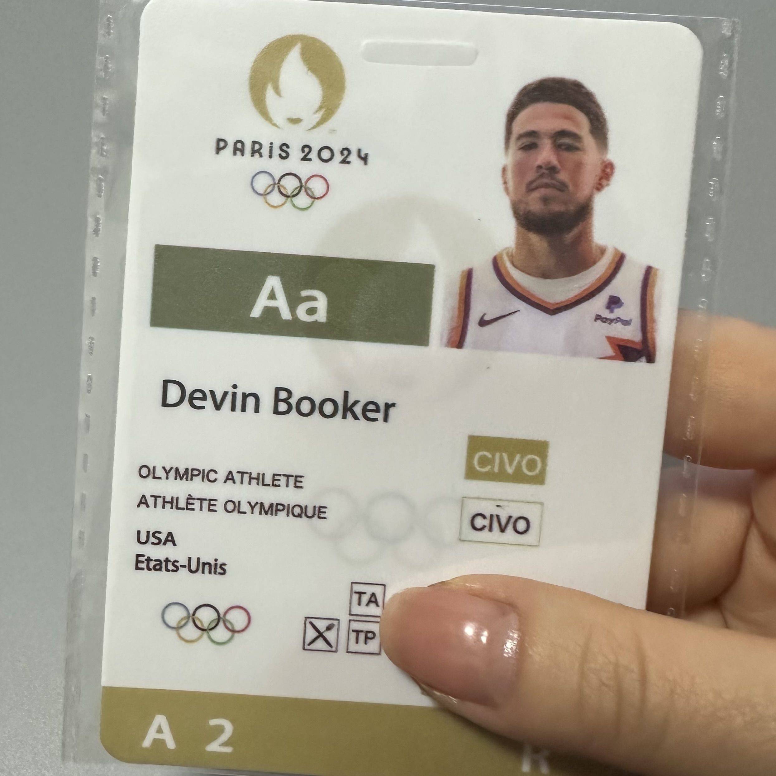 Booker [with a lane rope]