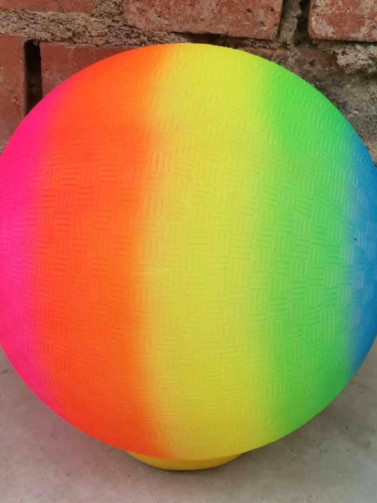 Large 9 -inch thickened Rainbow Player Ball Children's Elastic Passion Paper Toys Kindergarten Make Fuck Ball