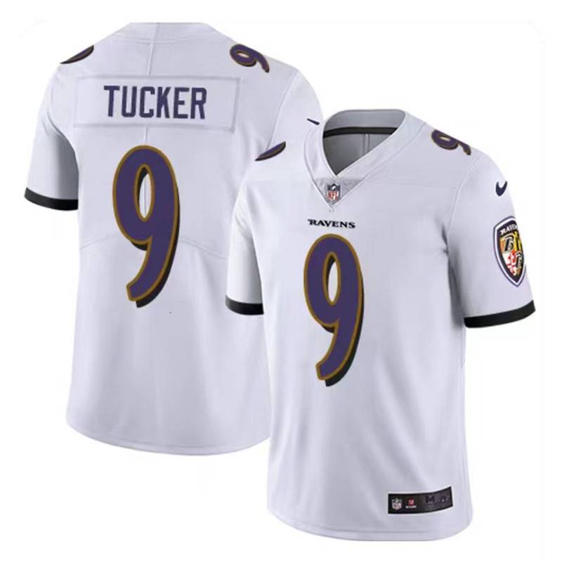 24 new version of NFL Balt Mo Crow Baltimore Ravens 9# Tucker rugby jersey