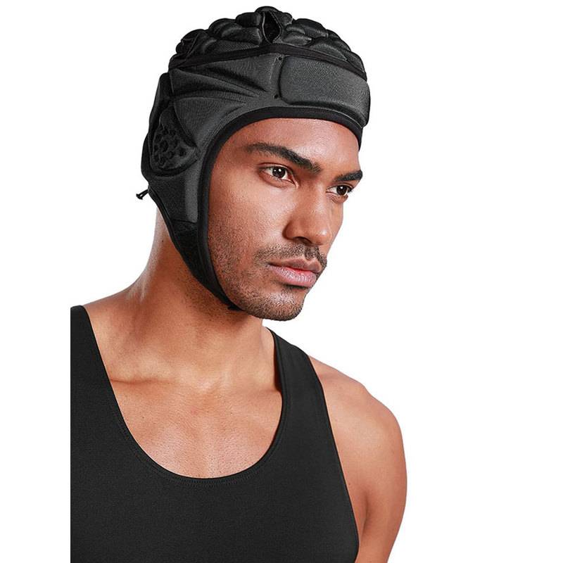 Outdoor sports anti -collision hats goalkeeper headhole anti -fall football basketball British football helmet care gear