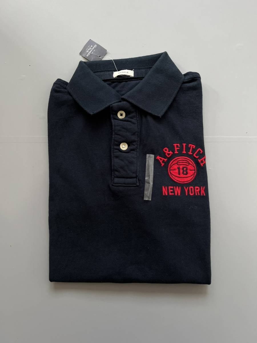 Special offer Abercrombie & FITCH short -sleeved POLO lapel T -shirt base AF short -sleeved lapel slim retro