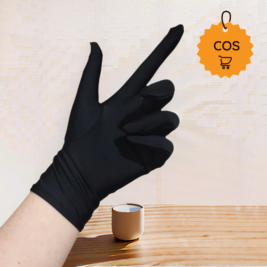 Jewelry Watch Store Shopping Guide Animation Exhibition COS transformer Teacher Student thin elastic paste luxury gloves
