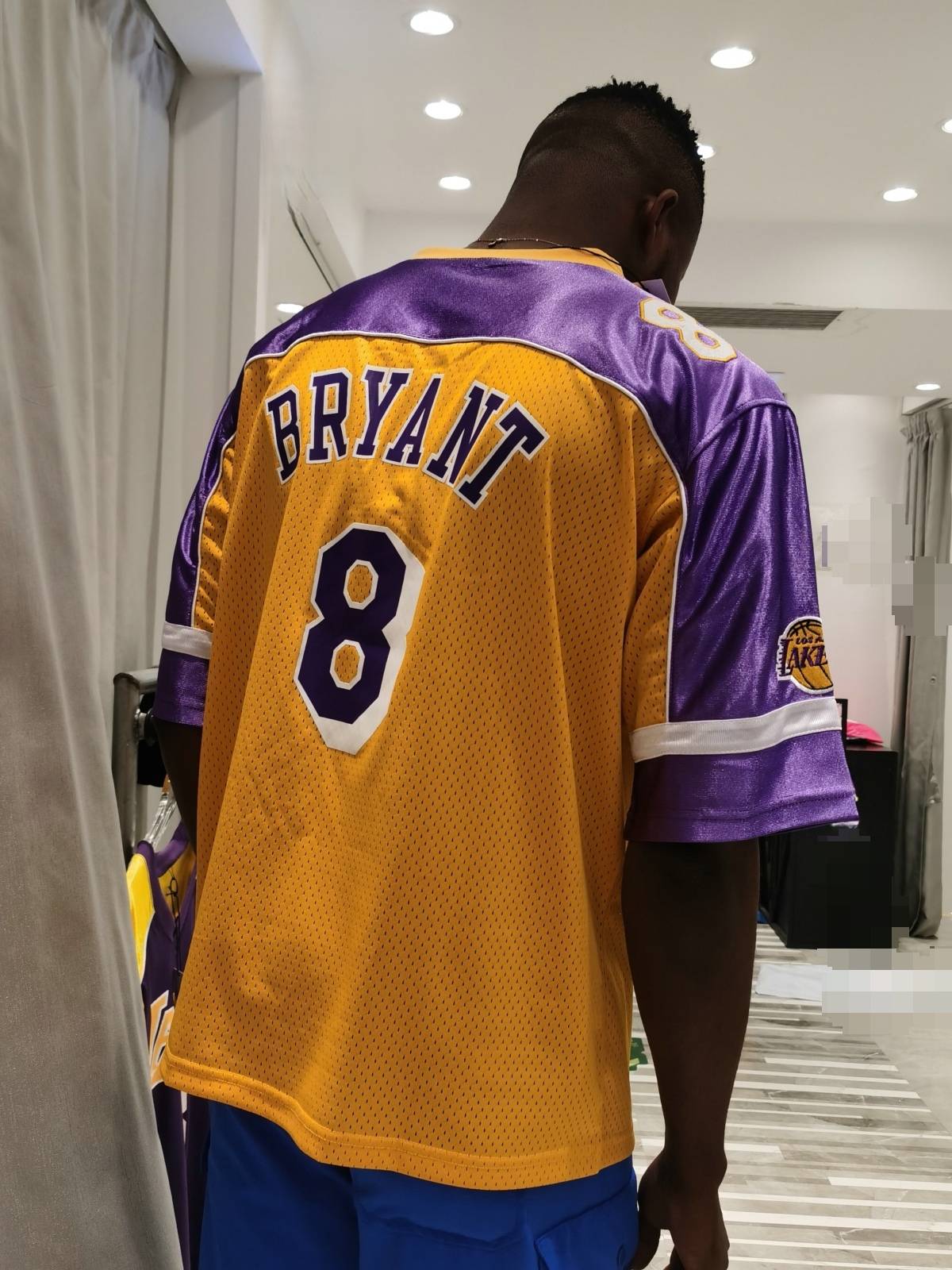 Kobe James retro jersey network eye speed dry embroidery basketball rugby uniform short -sleeved T -shirt