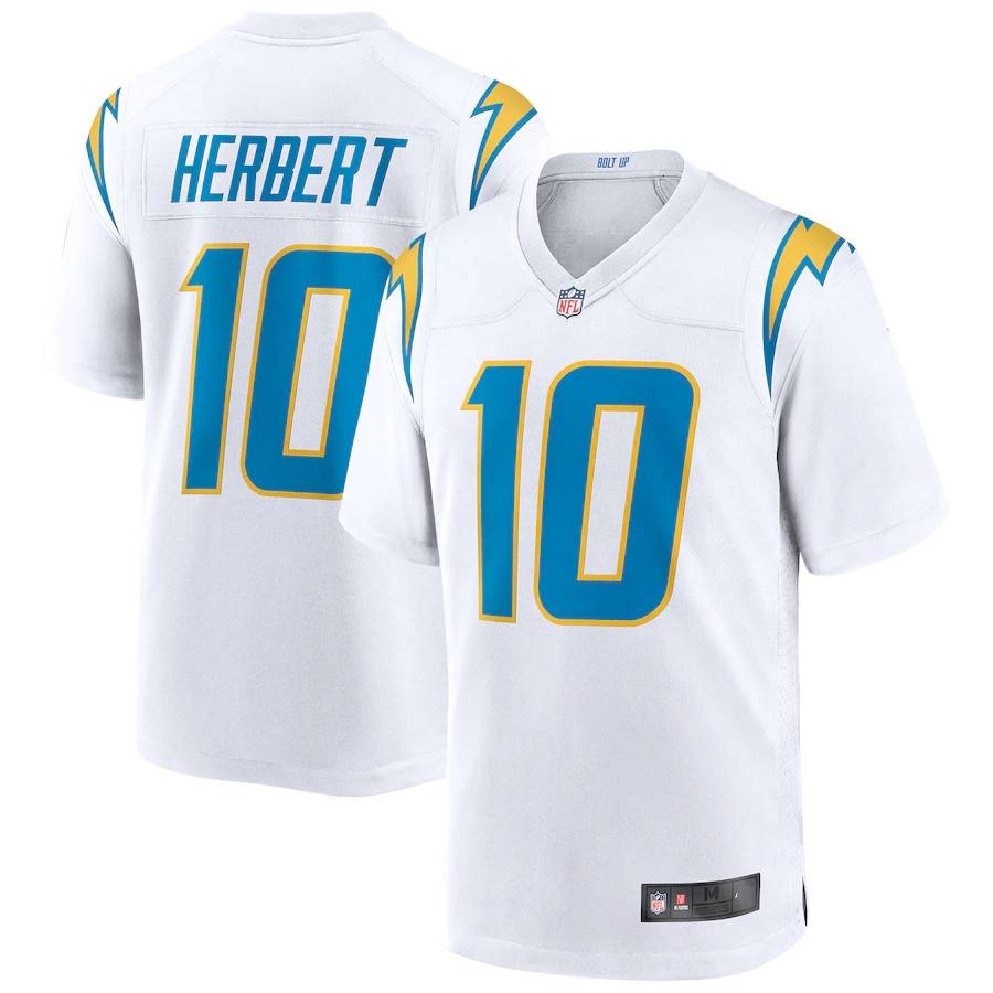 Los Angeles Lightning CHARGERS Rugby Uniform No. 10 Justin Herbert Sports Service Men