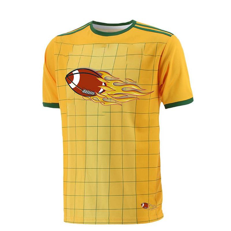 Rugby uniform men's personal customized short -sleeved retro T -shirt fast dry sportswear training uniforms can DIY