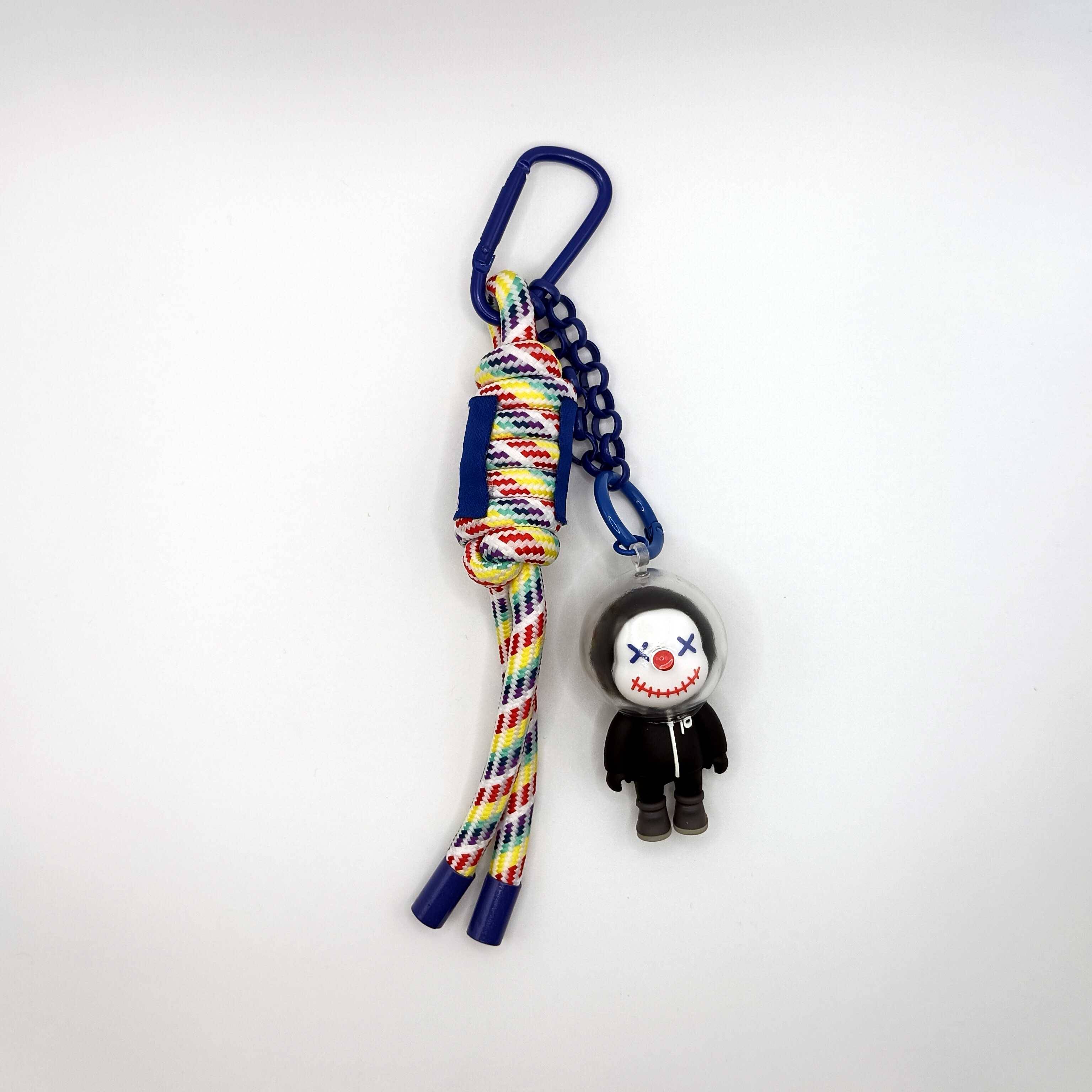 Cute black clown tennis packaging decoration 2024 tennis rainbow pendant club competition prize birthday gift