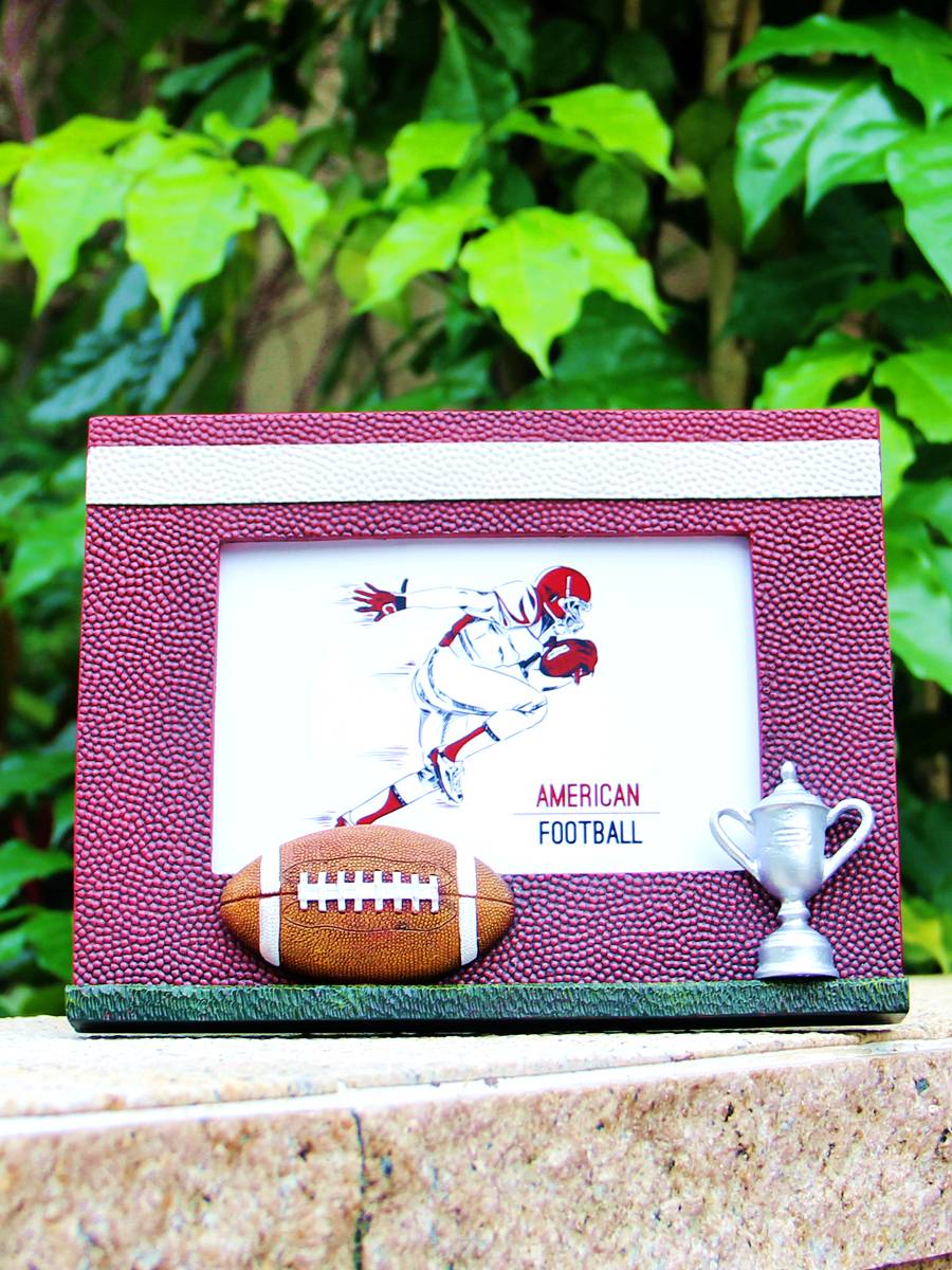Rugby Rugby 3D Photo Frame Decoration Creative Craft Craft Craftsmanship Gift Competition Memorial Birthday Gift Award