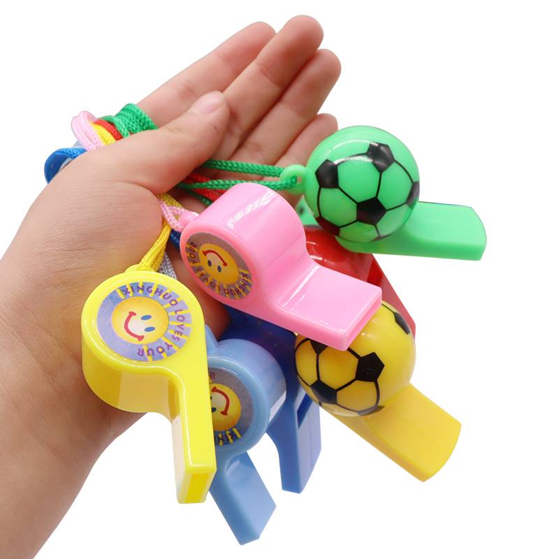 Plastic color with rope whistle, referee whistle whistle, children whistle, whistle ok whistle BB whistle