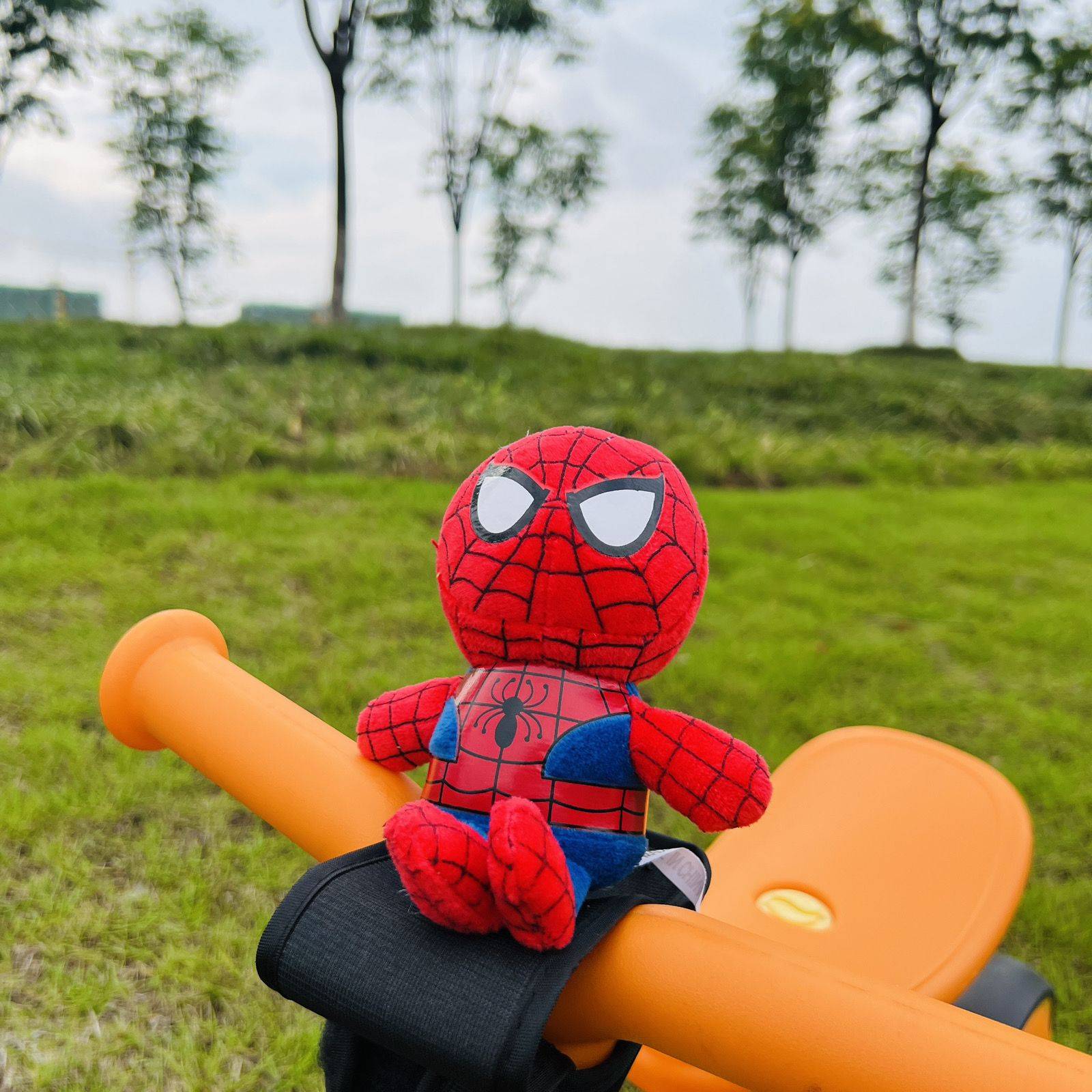 Spider -Man's handlebat